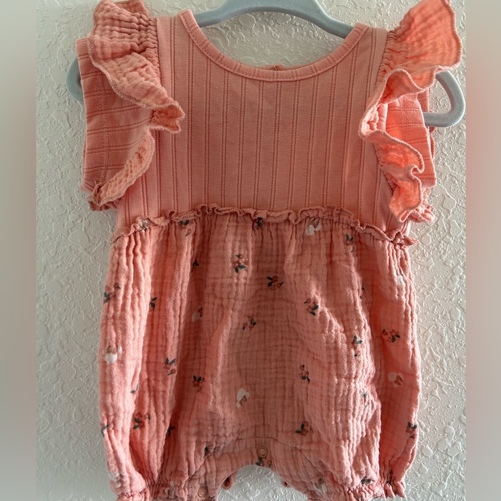Baby girls Minnie Mouse printed romper